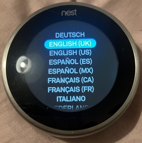 Nest thermostat 3rd - 3rd, generation